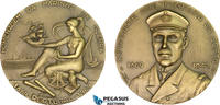 Portugal Bronze Medal Owl, Ships, Navy -
