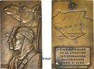 Algeria & France Bronze Plaque Medal Saharan Companies, French Army, RR!! -