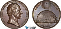 Sweden Bronze Medal Gustav af Klint, Admiral & Cartographer -