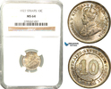 Straits Settlements 10 Cents George V -