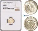 South Africa Threepence George VI -