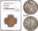 Straits Settlements 1 Cent Victoria -
