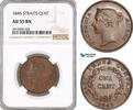 Straits Settlements 1 Cent Victoria -