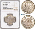 Straits Settlements 50 Cents Edward VII -