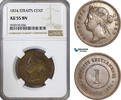 Straits Settlements 1 Cent Victoria -