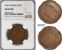 Straits Settlements 1 Cent Victoria -