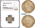 Straits Settlements 10 Cents -