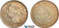 Straits Settlements 20 Cents -