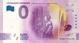 0 Euro biljet Nederland 2021 - Vermeer Brieflezend meisje bij het venster LIMITED EDITION FIP#42