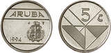 5 Cent Aruba jaar 2004 BU / BU