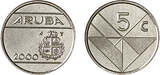 5 Cent Aruba jaar 2004 BU / BU