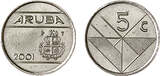 5 Cent Aruba jaar 2004 BU / BU