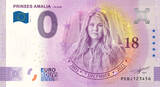 0 Euro biljet Nederland 2021 - Prinses Amalia 18 jaar LIMITED EDITION FIP#53