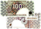 Bankbiljetten - TP Specials 100 Gulden 100 Gulden 1992 Steenuil 124-1b met kleine c -
