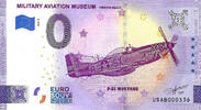 Verenigde Staten 0 Euro 0 Euro biljet USA 2022 - Military Aviation Museum - P51 Mustang -