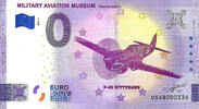 Verenigde Staten 0 Euro 0 Euro biljet USA 2022 - Military Aviation Museum - P40 Kittyhawk -
