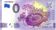 Verenigde Staten 0 Euro 0 Euro biljet USA 2021 - Las Vegas -