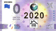 Specimen 0 Euro 0 Euro biljet Specimen 2020 KLEUR -