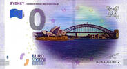 Australië 0 Euro 0 Euro biljet Australië 2019 - Sydney KLEUR -