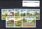  699  Themazegels Paarden Comoren nr. 699/706 