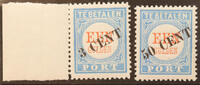 Nederland NVPH nr. P27/28 Port overdruk 1906-1910 postfris -