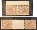 Nederland NVPH nr. 61b/c Koningin Wilhelmina bontkraag 1924 postfris -