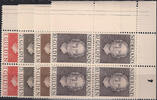 Nederland NVPH nr. 534/537 Koningin Juliana en face 1949 postfris -