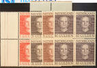 Nederland NVPH nr. 534/357 Koningin Juliana en face 1949 postfris -