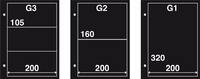Mappen G1 zwart (per 10) -