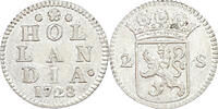 Holland Dubbele wapenstuiver 1723 BU