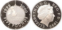 5 Pounds Great Britain 5 Pounds 1999-2000 Millenium silver -