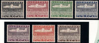 Curaçao NVPH nr. LP82/88 Vliegtuigen 1947 postfris -