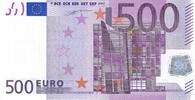 500 Euro 500 Euro biljet 2002 met handtekening W.F. Duisenberg (P/F001) -