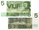 5 gulden 5 gulden 1966 Vondel I 23-1a kwaliteit -