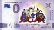 0 Euro 0 Euro biljet Spanje 2023 - Parque Warner 100 years Warner bros KLEUR -