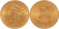 10 Dollars USA 10 Dollars 1899 PCGS MS62 -
