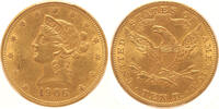 10 Dollars USA 10 Dollars 1906 PCGS AU58 -