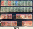 ES 21 Nederland 1940 Guilloche complete serie + combinaties -
