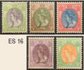 ES 16 Nederland 1899-1921 Wilhelmina met bontkraag -