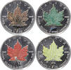 Canada Canada Coloured Maple Leaf 2005 Privy Transport 4 x 1 ounce silver -