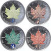 Canada Canada Coloured Maple Leaf 2003 4 x 1 ounce silver -