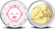 2 Euro 2 Euro munt kleur Baby meisje 2025 -
