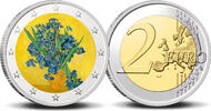 2 Euro 2 Euro munt kleur Van Gogh 11 Irissen -