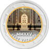 2 Euro 2 Euro munt kleur Sede Vacante MMXXV -