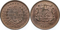 British North Borneo 1/2 Cent British North Borneo 1/2 Cent 1886 H copper -