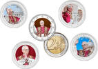 2 Euro 2 Euro munten kleur Papa Leone XIV complete set -