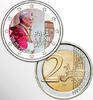 2 Euro 2 Euro munt kleur Papa Leone XIV - 08.05.2025 -