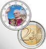 2 Euro 2 Euro munt kleur Papa Leone XIV - La pace sia con voi -