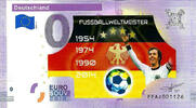 0 Euro 0 Euro biljet Malta 2019 - Deutschland Fussballweltmeister KLEUR -