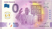 0 Euro 0 Euro 2025 Pope Francis Jubilaeum 2025 anniversary -